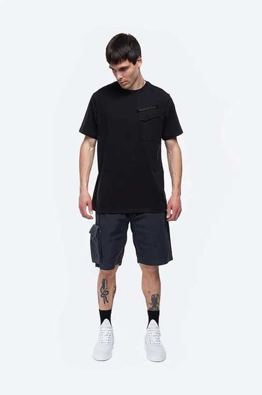 Maharishi cotton shorts black color