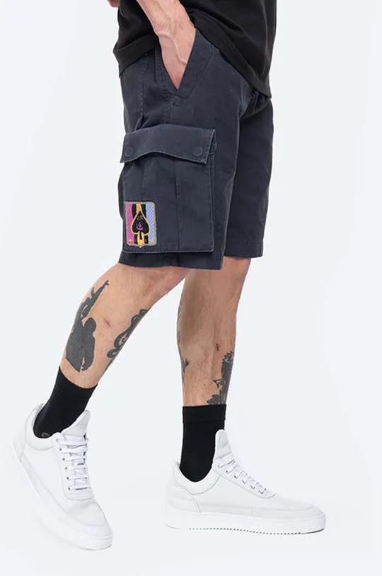 Maharishi cotton shorts black color