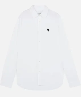 Maison Kitsune Bold Fox Head Cotton-Poplin Shirt