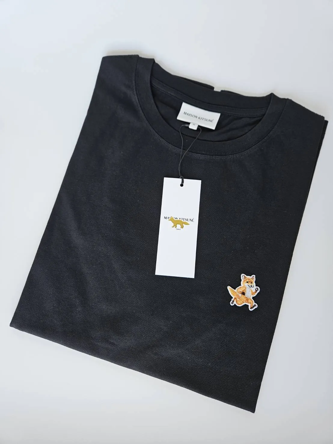 MAISON KITSUNE  |Crew Neck Street Style Plain Cotton Short Sleeves Designers