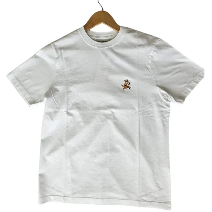 MAISON KITSUNE  |Crew Neck Street Style Plain Cotton Short Sleeves Designers