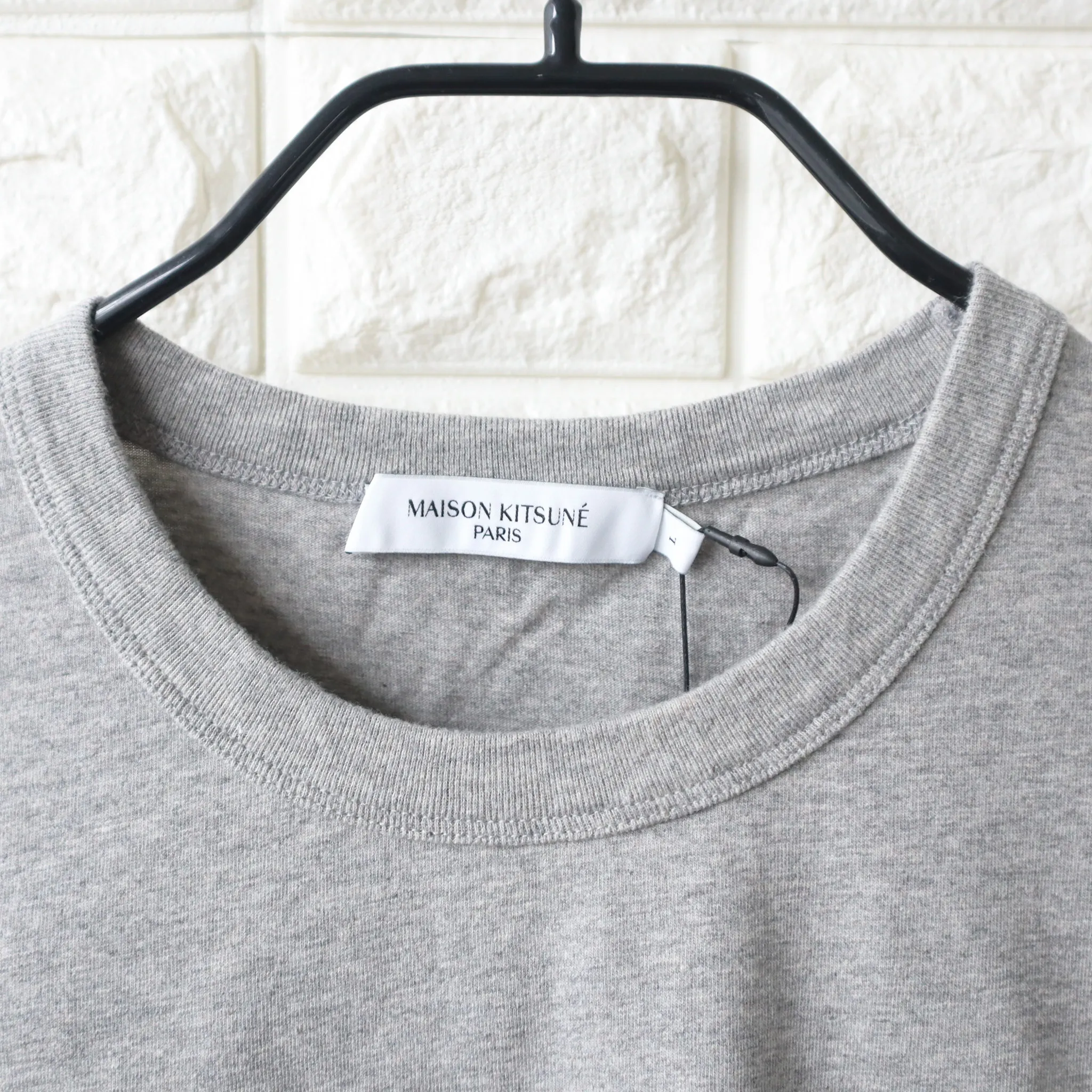 MAISON KITSUNE  |Crew Neck Unisex Plain Cotton Short Sleeves Logo Designers