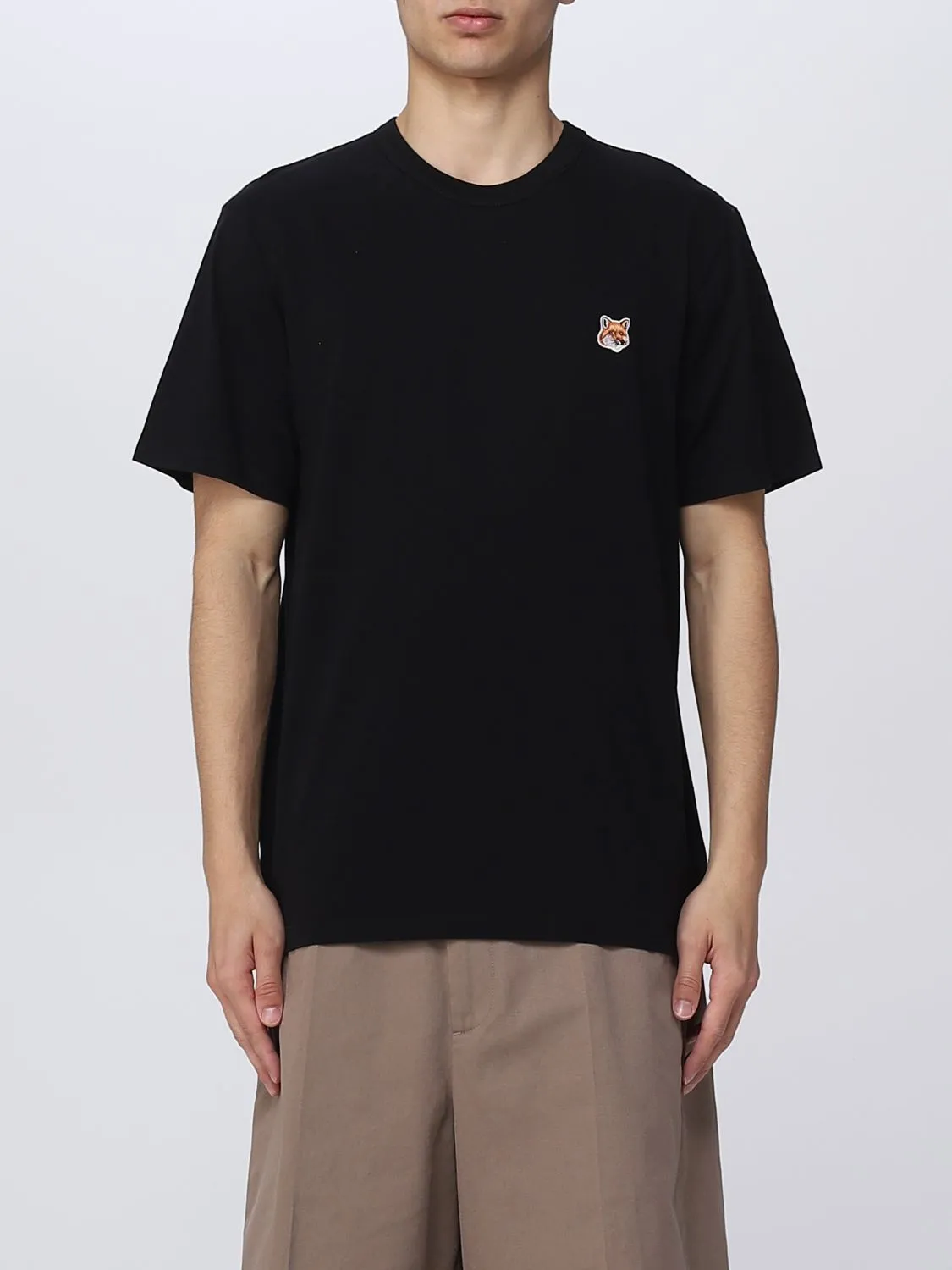 MAISON KITSUNE  |Crew Neck Unisex Street Style Plain Cotton Short Sleeves