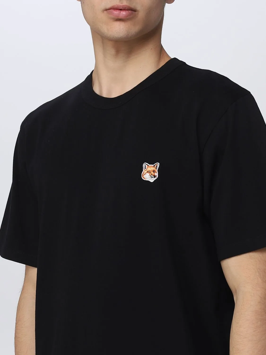 MAISON KITSUNE  |Crew Neck Unisex Street Style Plain Cotton Short Sleeves