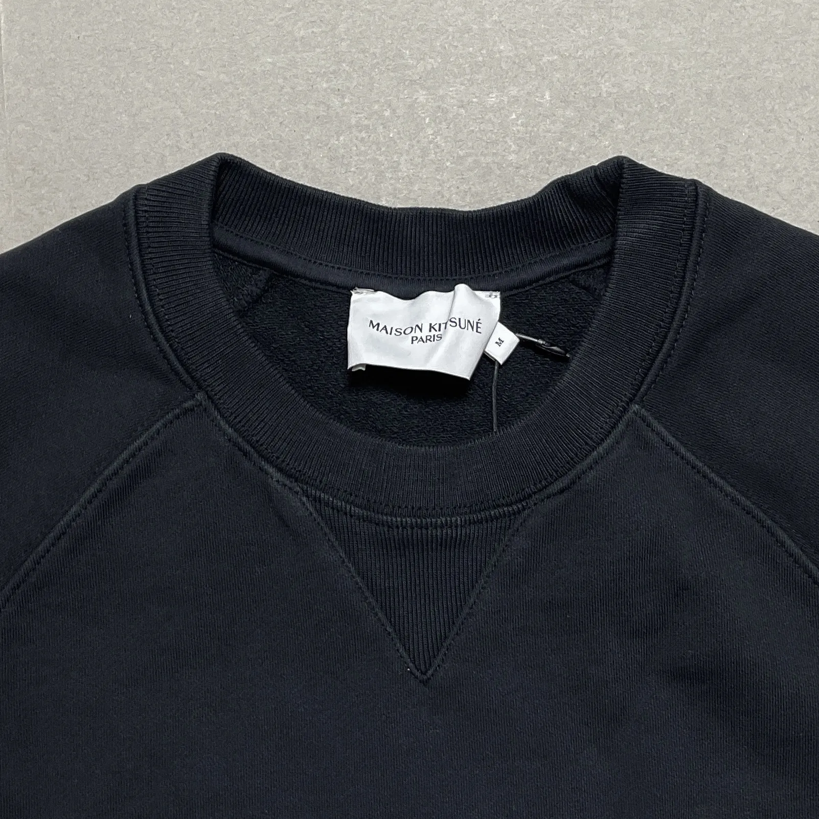 MAISON KITSUNE  |Crew Neck Unisex Sweat Long Sleeves Cotton Logo Designers