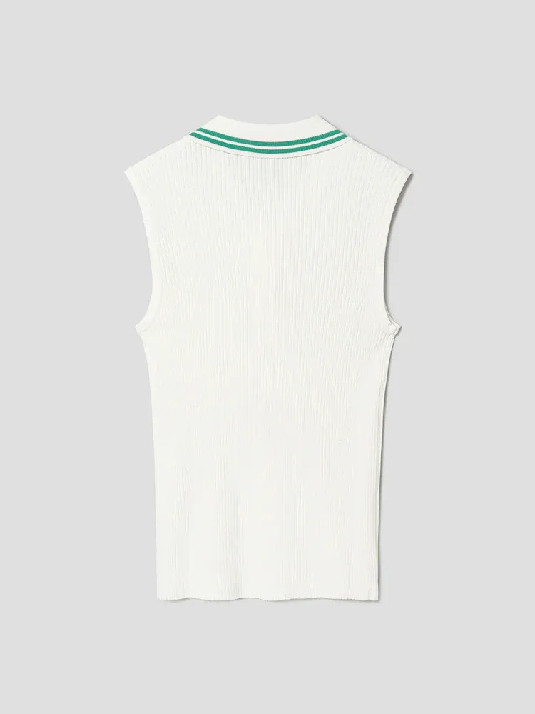 MAISON KITSUNE  |Sleeveless Street Style Plain Logo Tanks & Camisoles