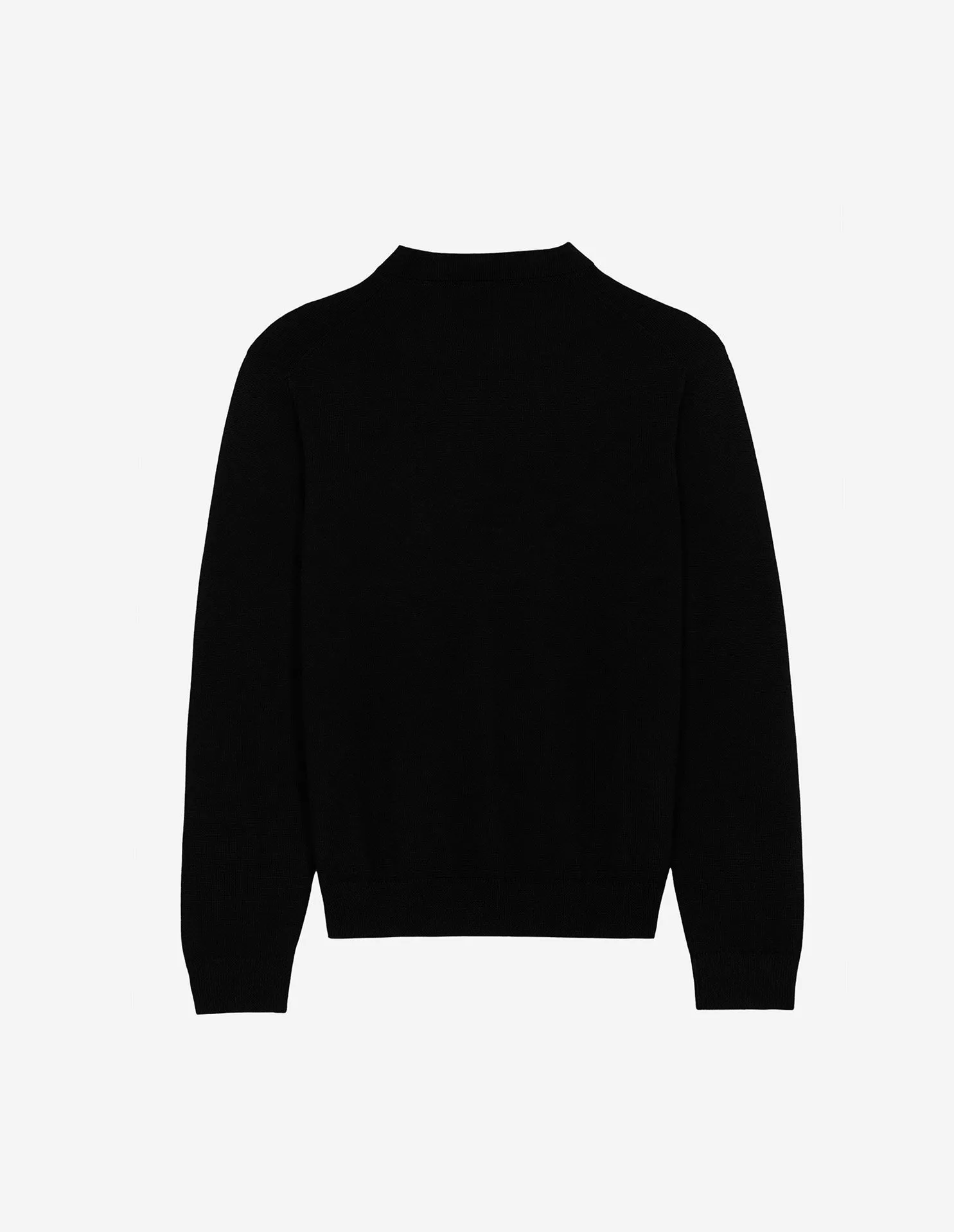 MAISON KITSUNE  |Street Style Long Sleeves Plain Cotton Logo Designers Polos