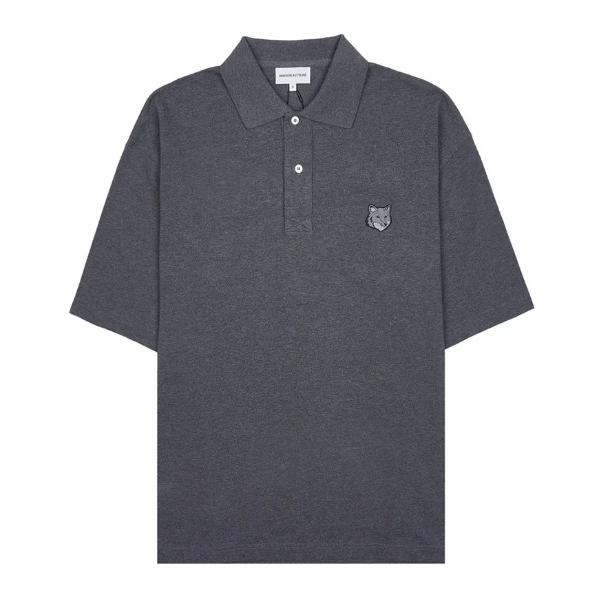 MAISON KITSUNE  |Street Style Short Sleeves Logo Designers Polos