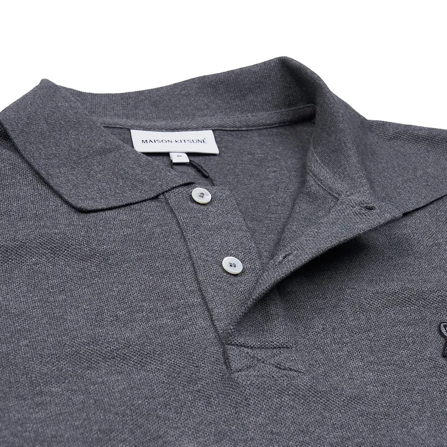 MAISON KITSUNE  |Street Style Short Sleeves Logo Designers Polos