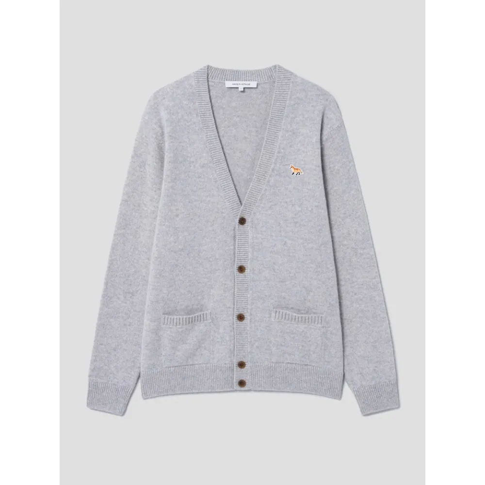 MAISON KITSUNE  |Unisex Plain Other Animal Patterns Logo Designers Cardigans