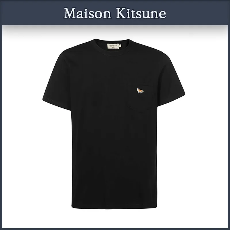 MAISON KITSUNE  |Unisex Street Style Logo Designers T-Shirts