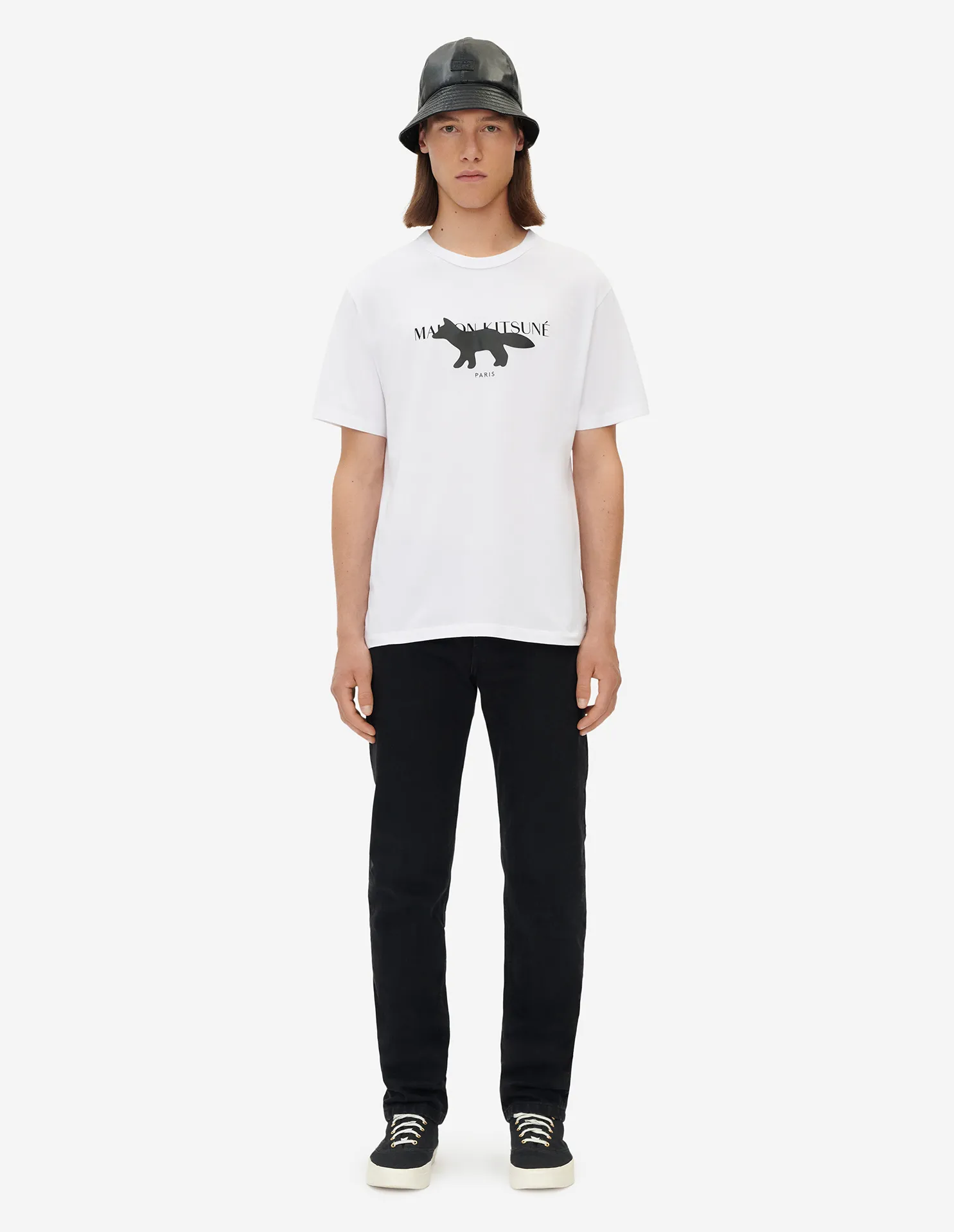 MAISON KITSUNE  |Unisex U-Neck Plain Other Animal Patterns Cotton