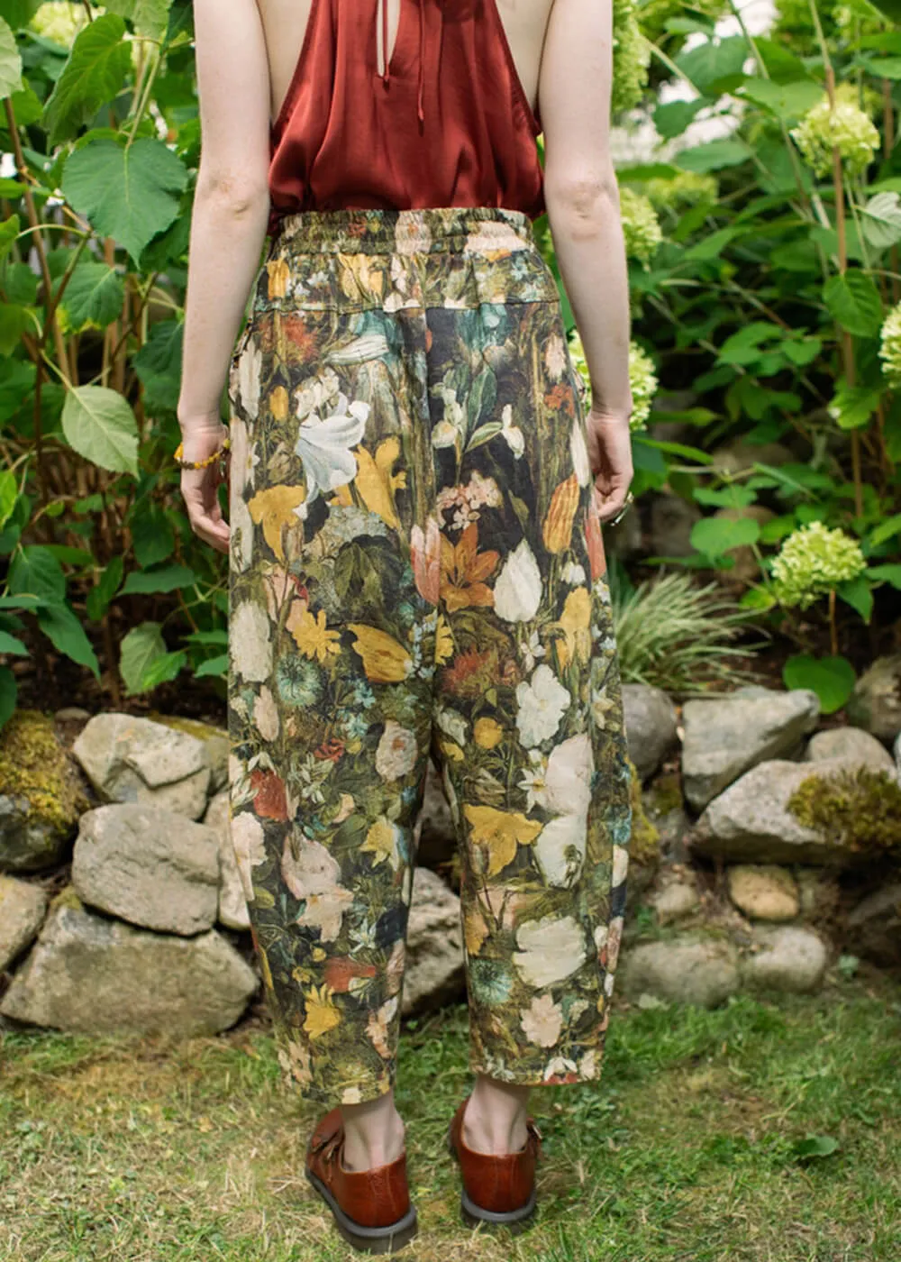 Market Of Stars I Dream in Flowers Trousers Green