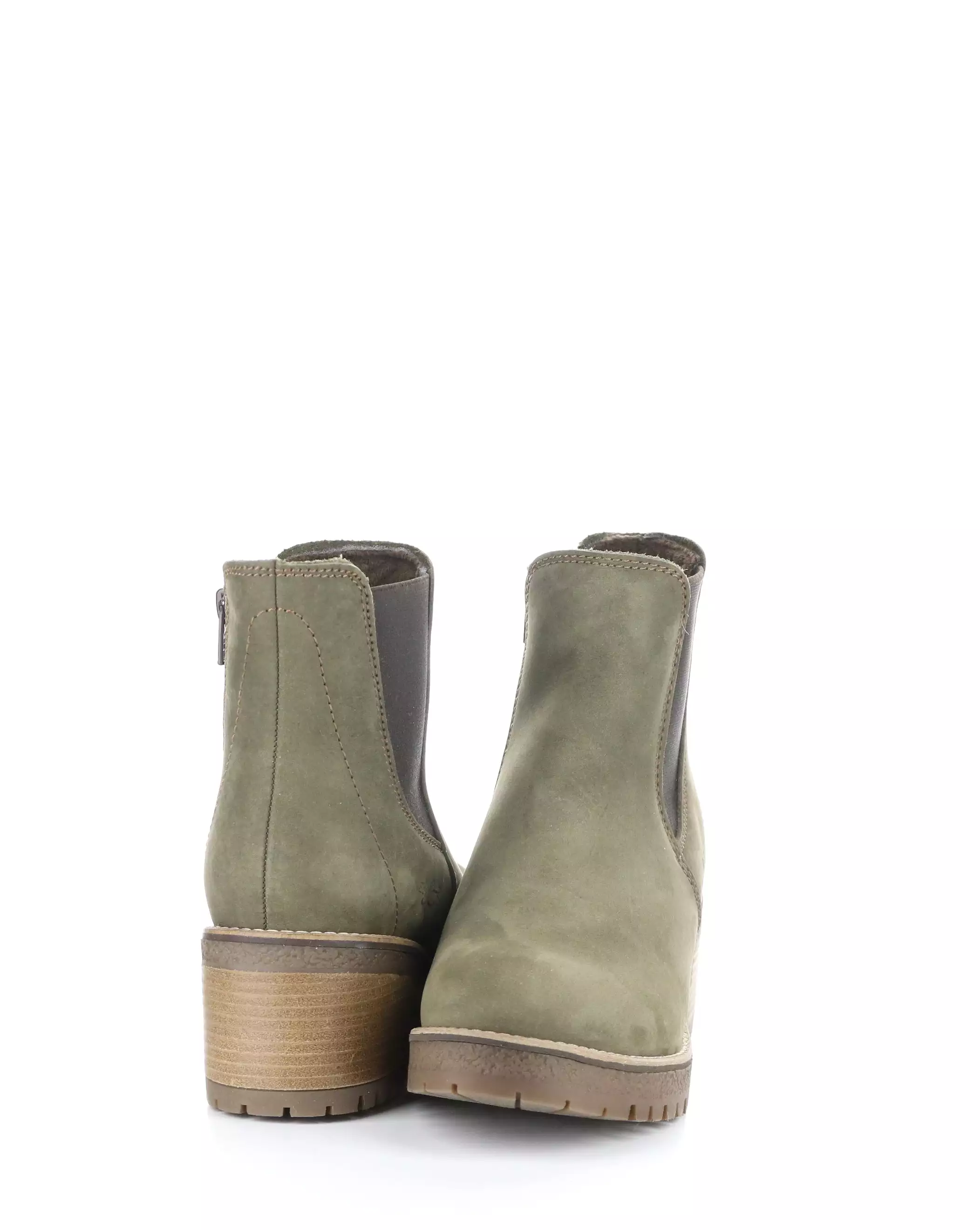 MASS SAGE/DK BROWN Elasticated Boots