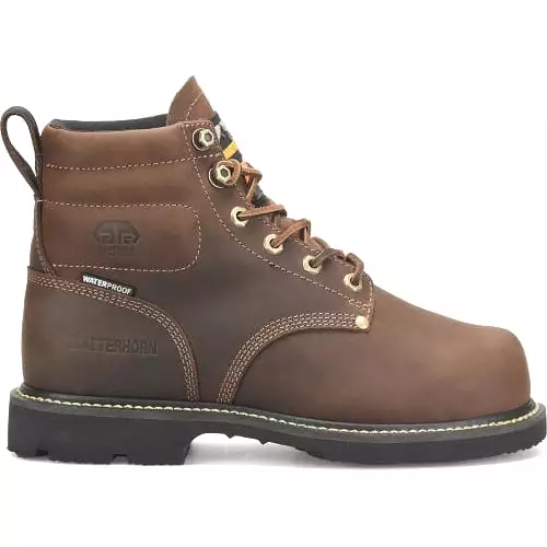 Matterhorn  Men's D30 6 Steel Toe WP Metguard Work Boot -Brown- MT2520