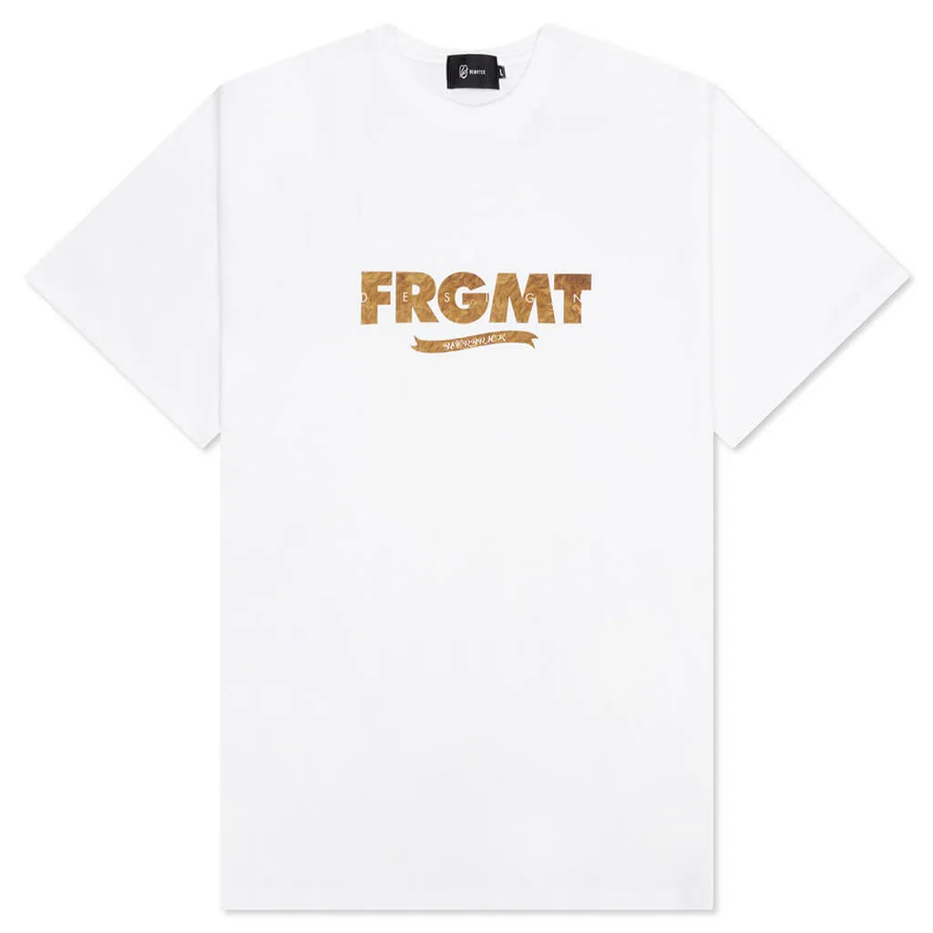 Medicom Toy x fragment design Fur Logo BE@RTEE - White