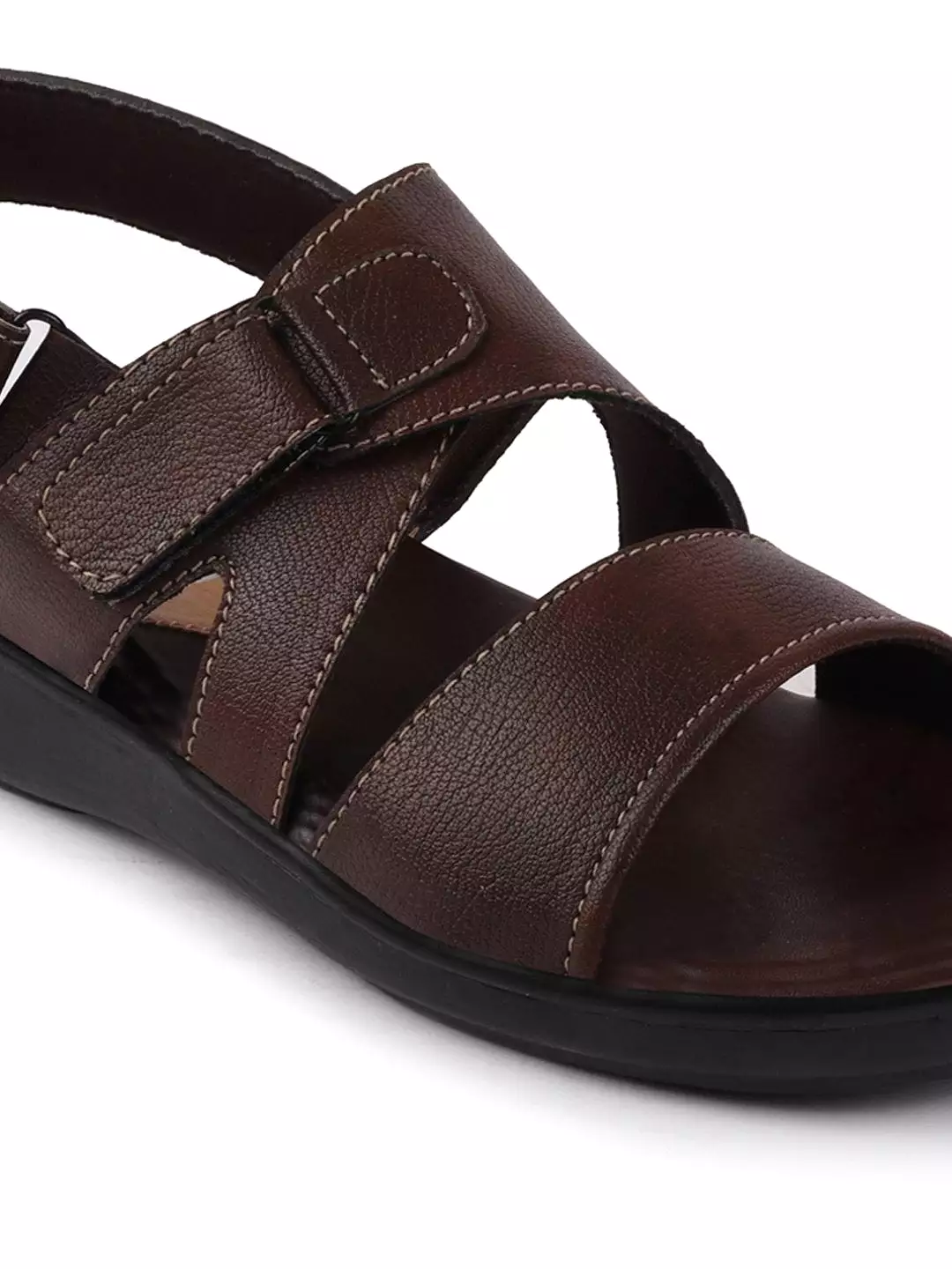 Men Brown Dress Sandals