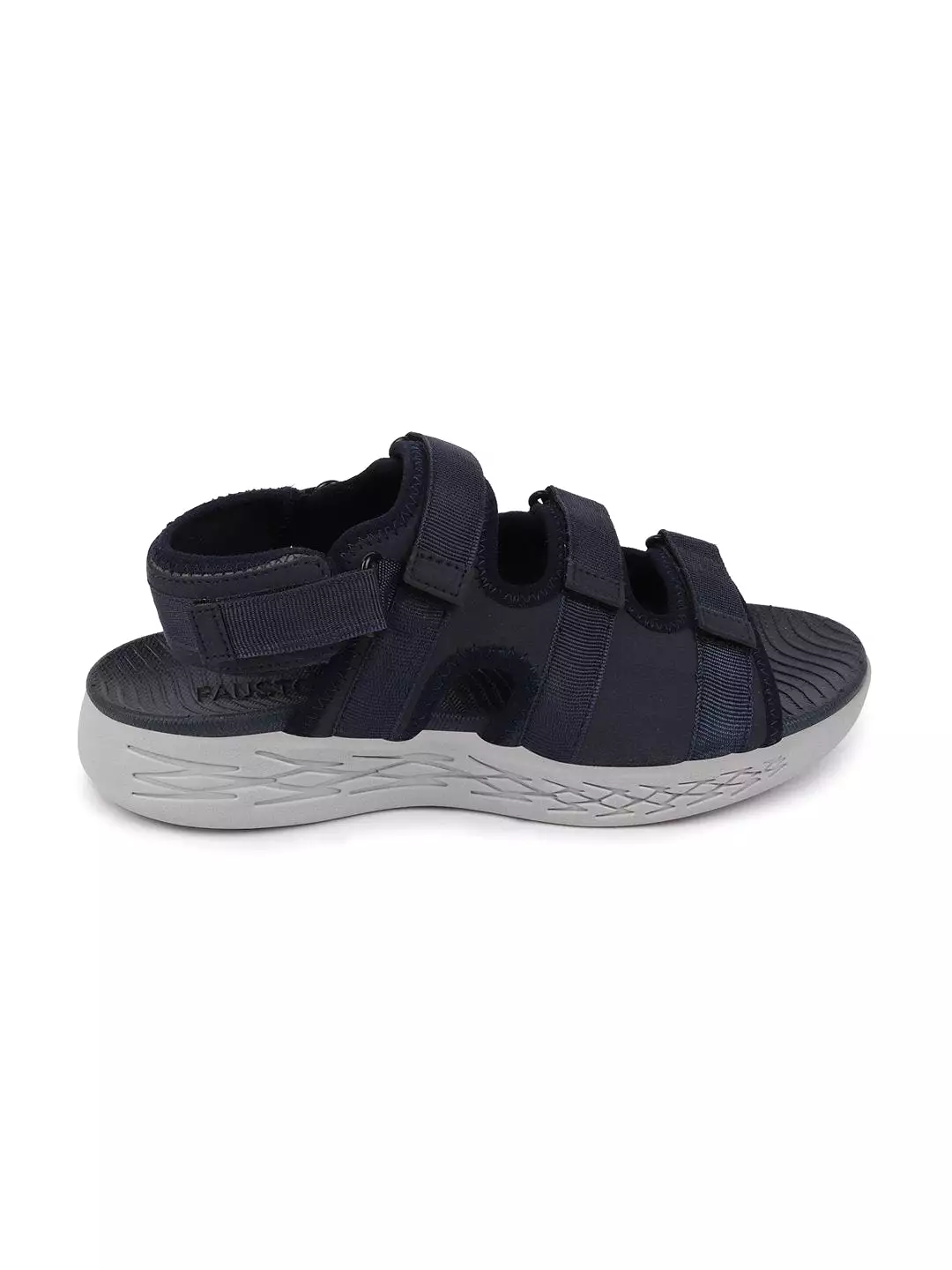 Men Navy Blue Multi Strap Phylon Sole Sandals & Floaters