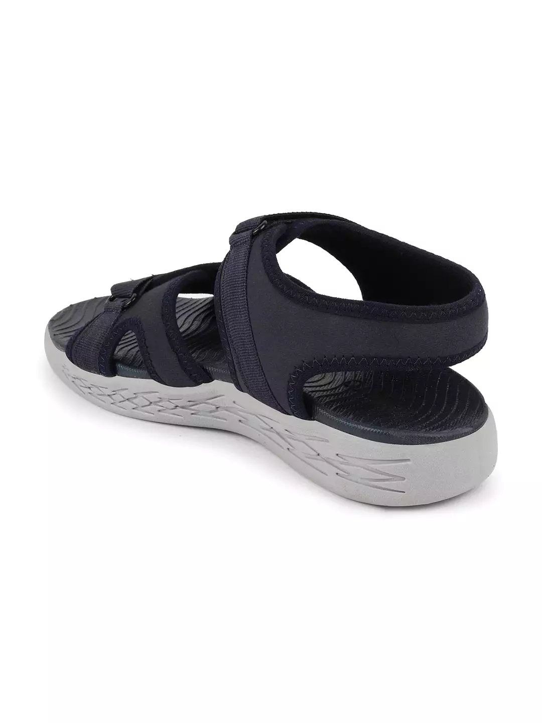 Men Navy Blue Outdoor Sports Phylon Sole Flexi Sandals & Floaters