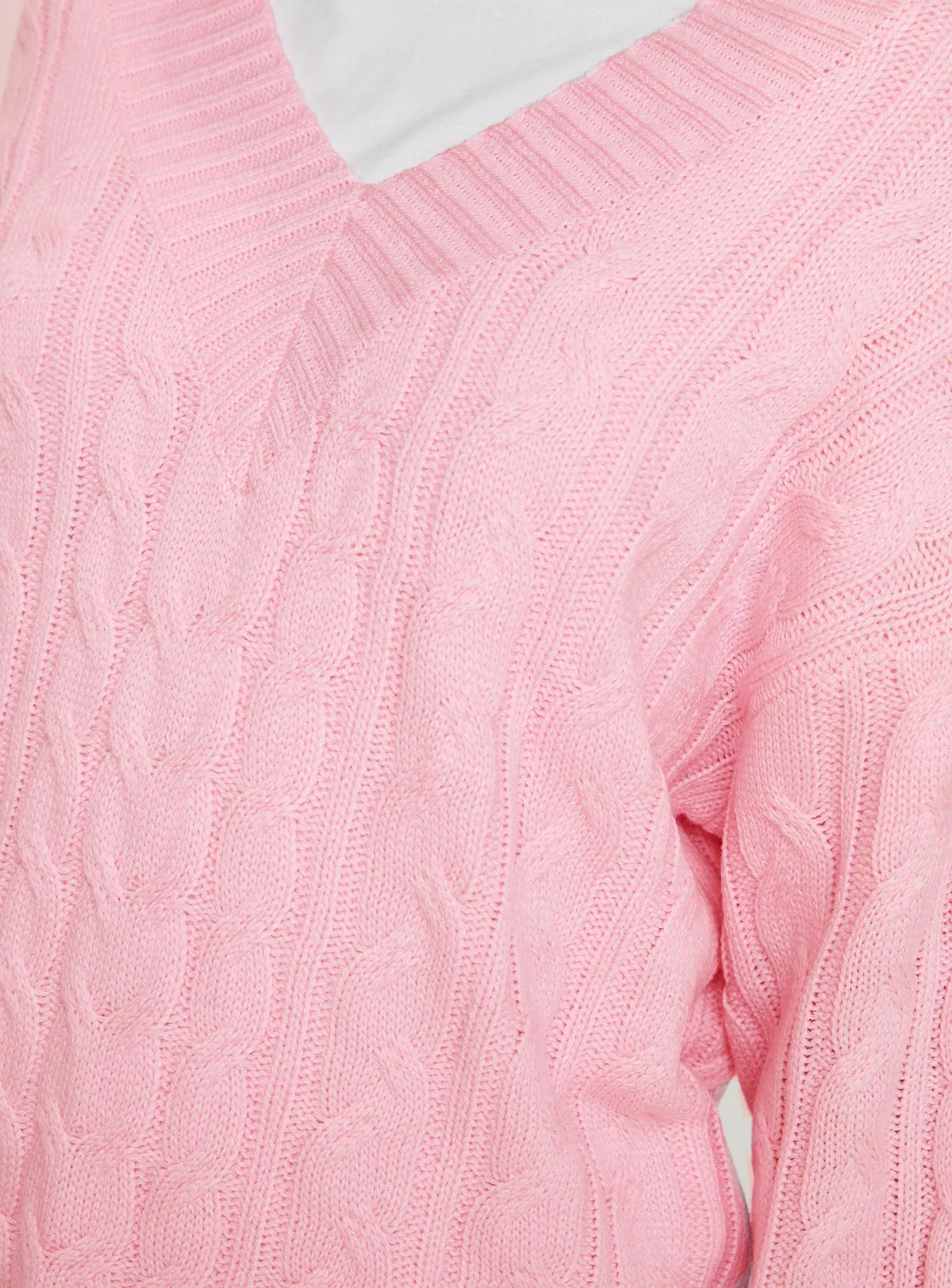 Moldova Knit Sweater Pink