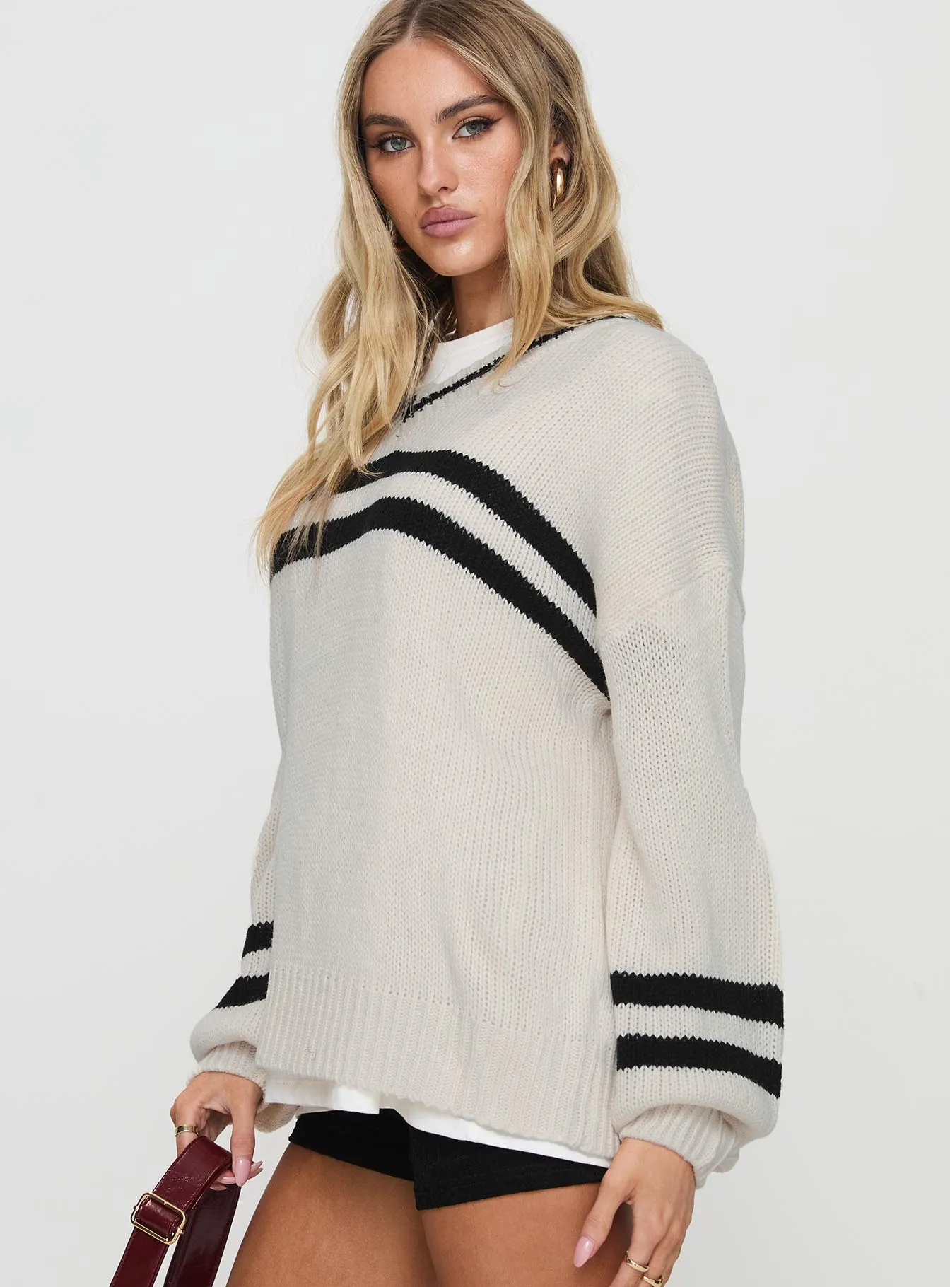 Mystique Knit Sweater Cream