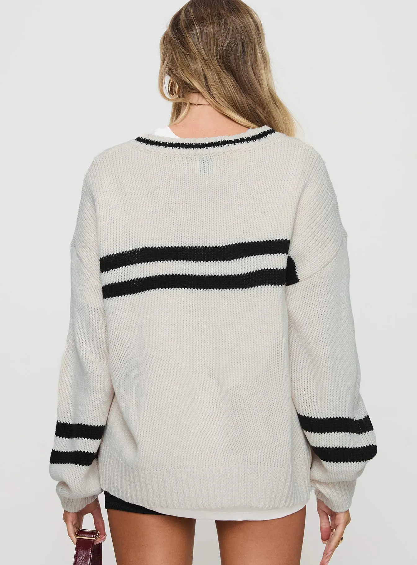 Mystique Knit Sweater Cream