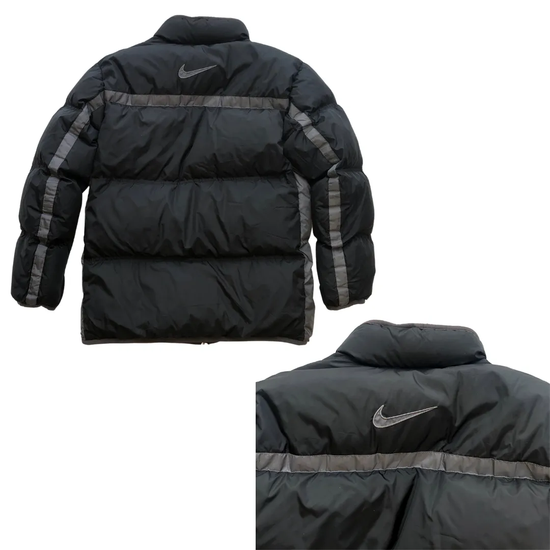 Nike 1990s/2000s Vintage Black Puffer Jacket Large/XL