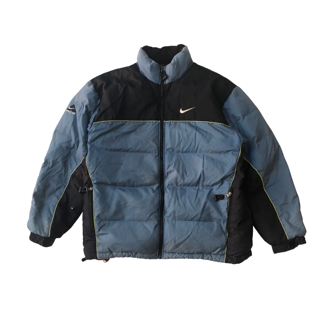 Nike ACG Vintage Blue/Black Down Puffer Jacket XL