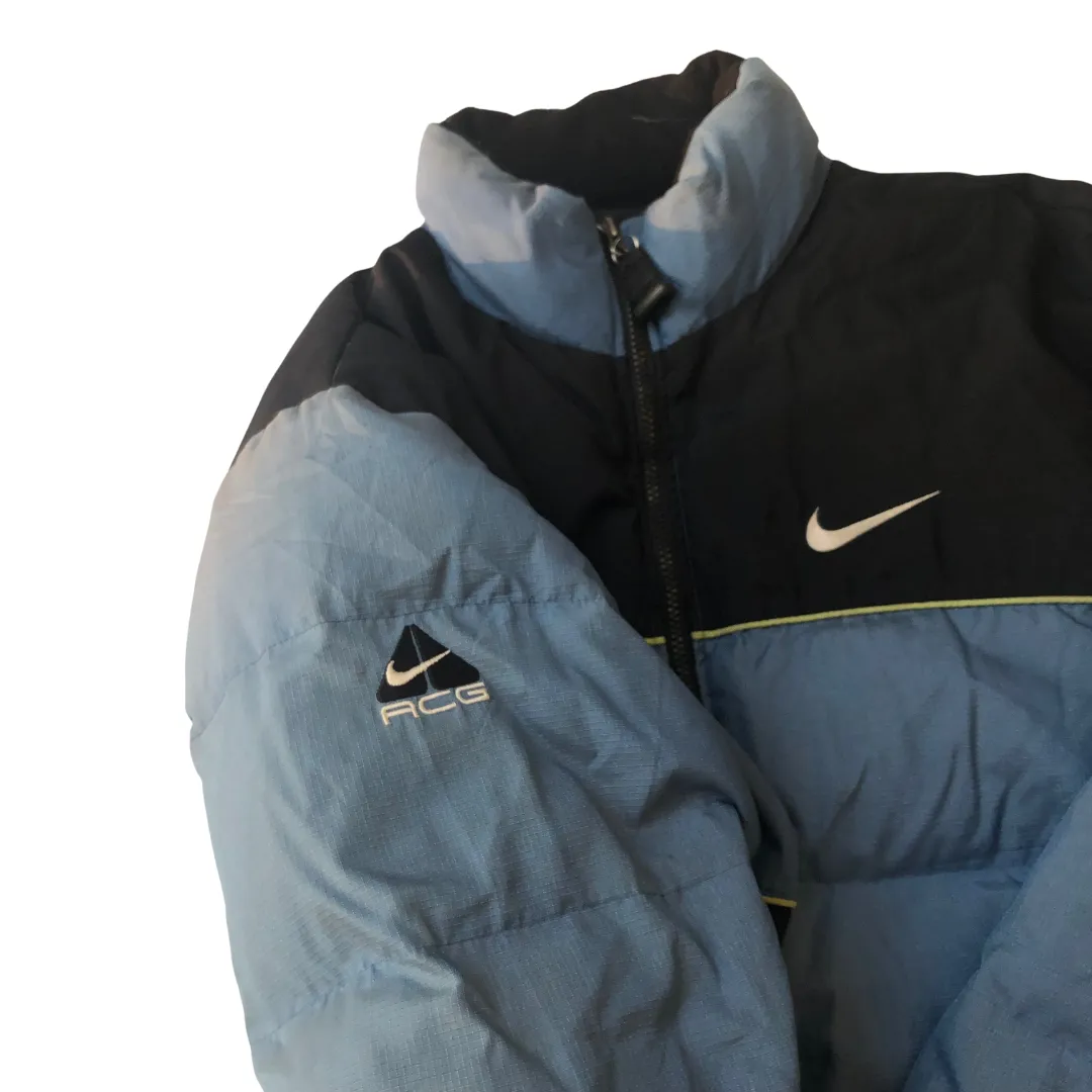 Nike ACG Vintage Blue/Black Down Puffer Jacket XL