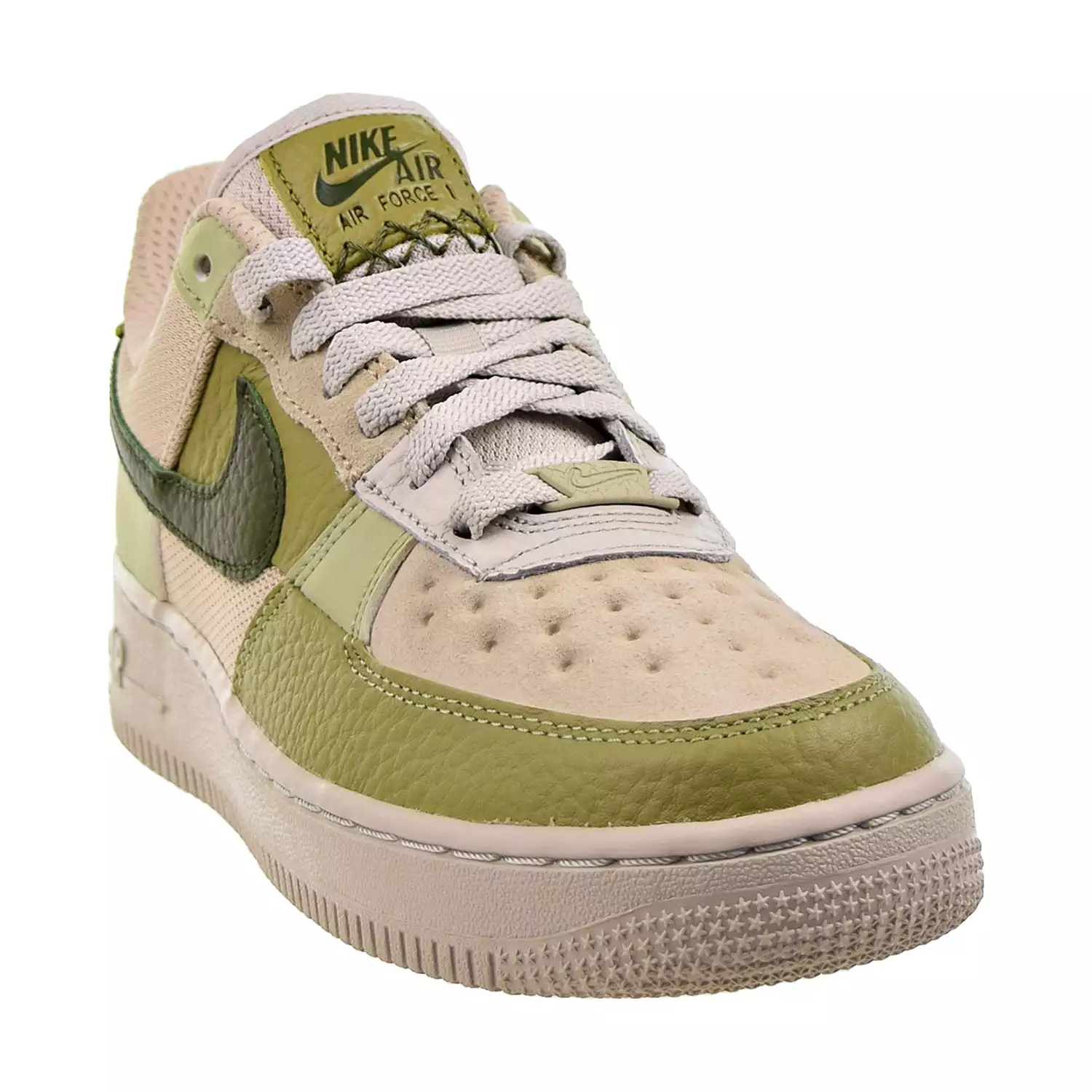 Nike Air Force 1 Women's Shoes Light Bone-Rough Green