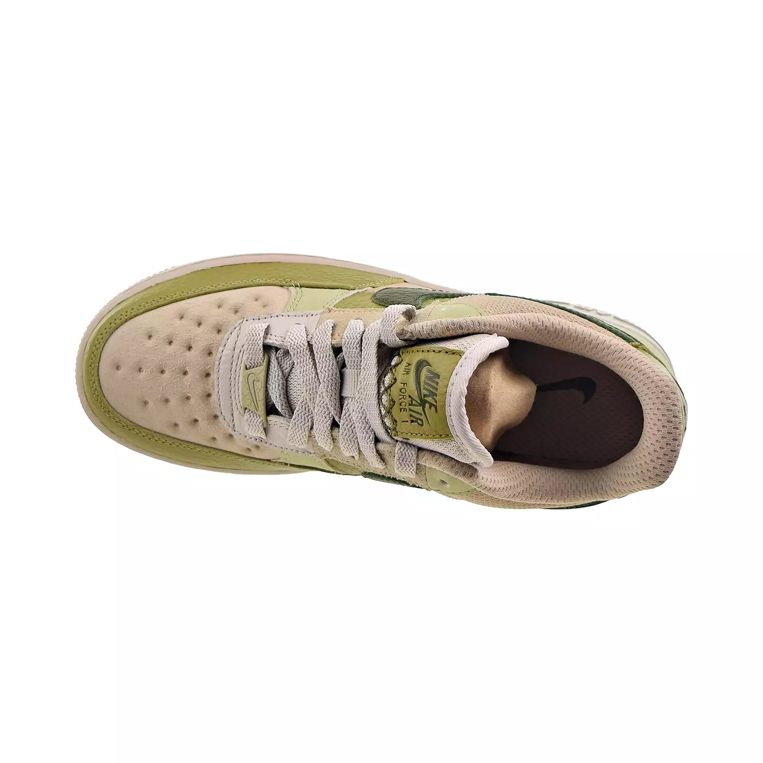 Nike Air Force 1 Women's Shoes Light Bone-Rough Green