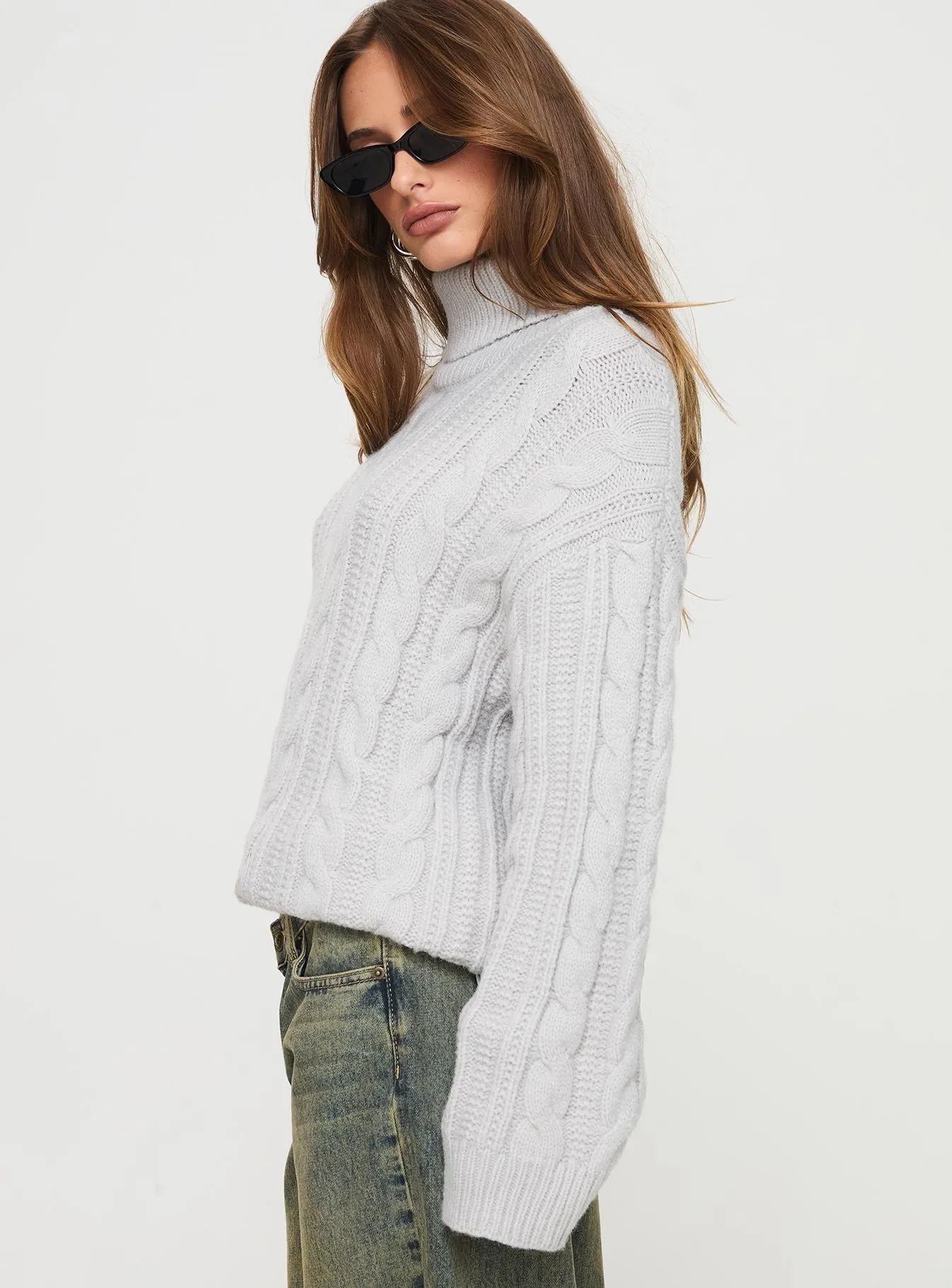 Nyle Knit Sweater Grey