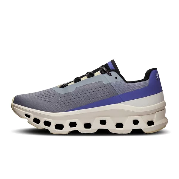 On Men's Cloudmonster - Mist/Blueberry