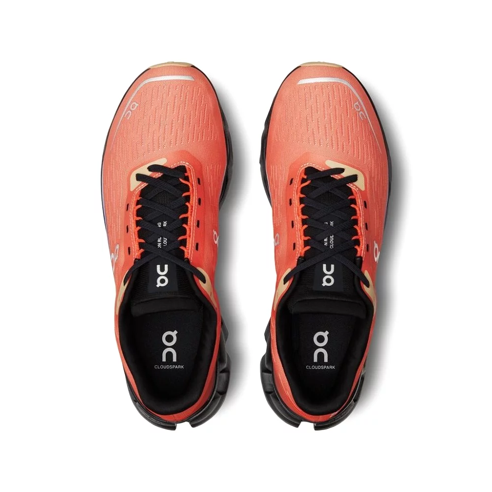 On Men's Cloudspark - Flame/Black