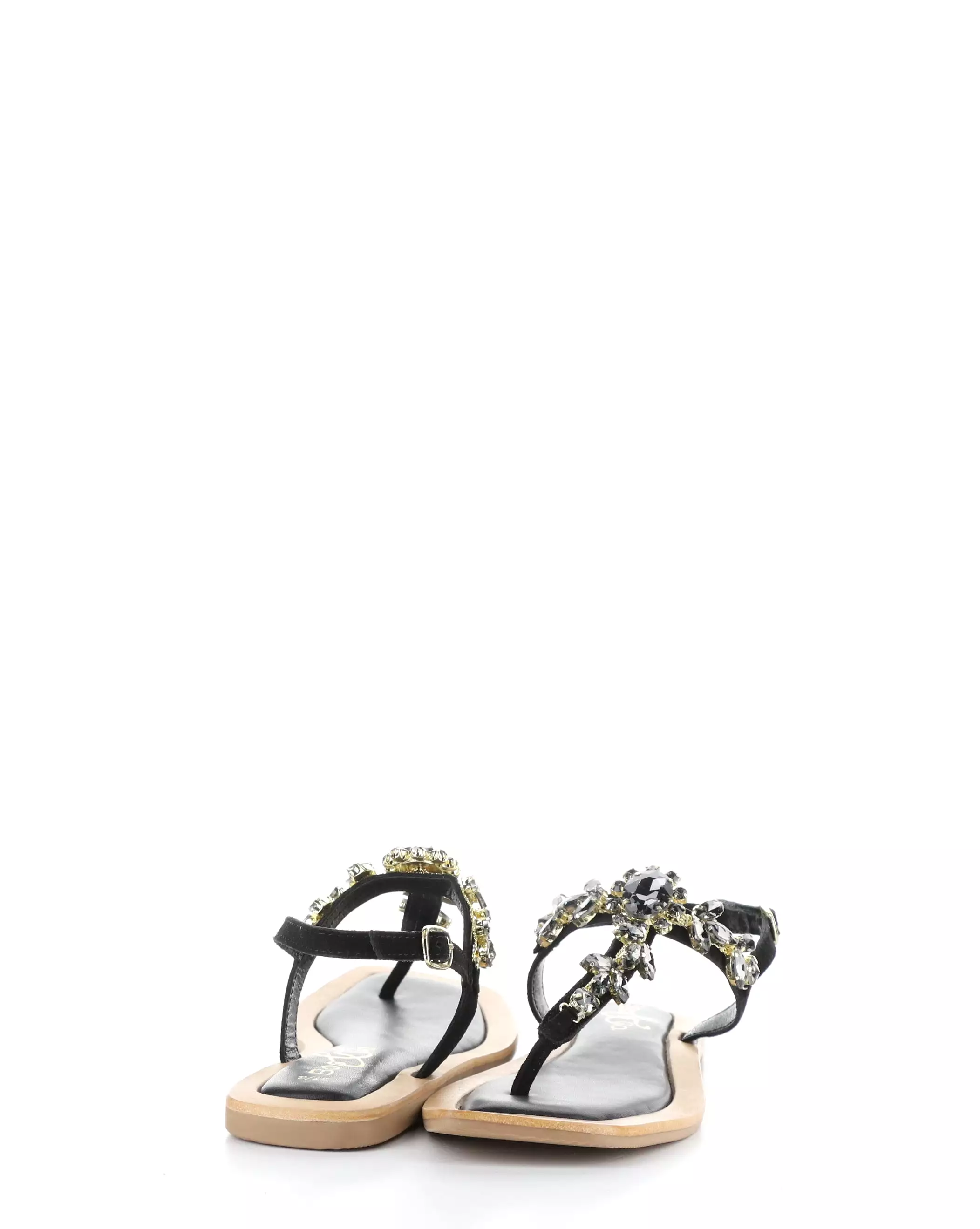 OTU BLACK/SMOKE Buckle Sandals