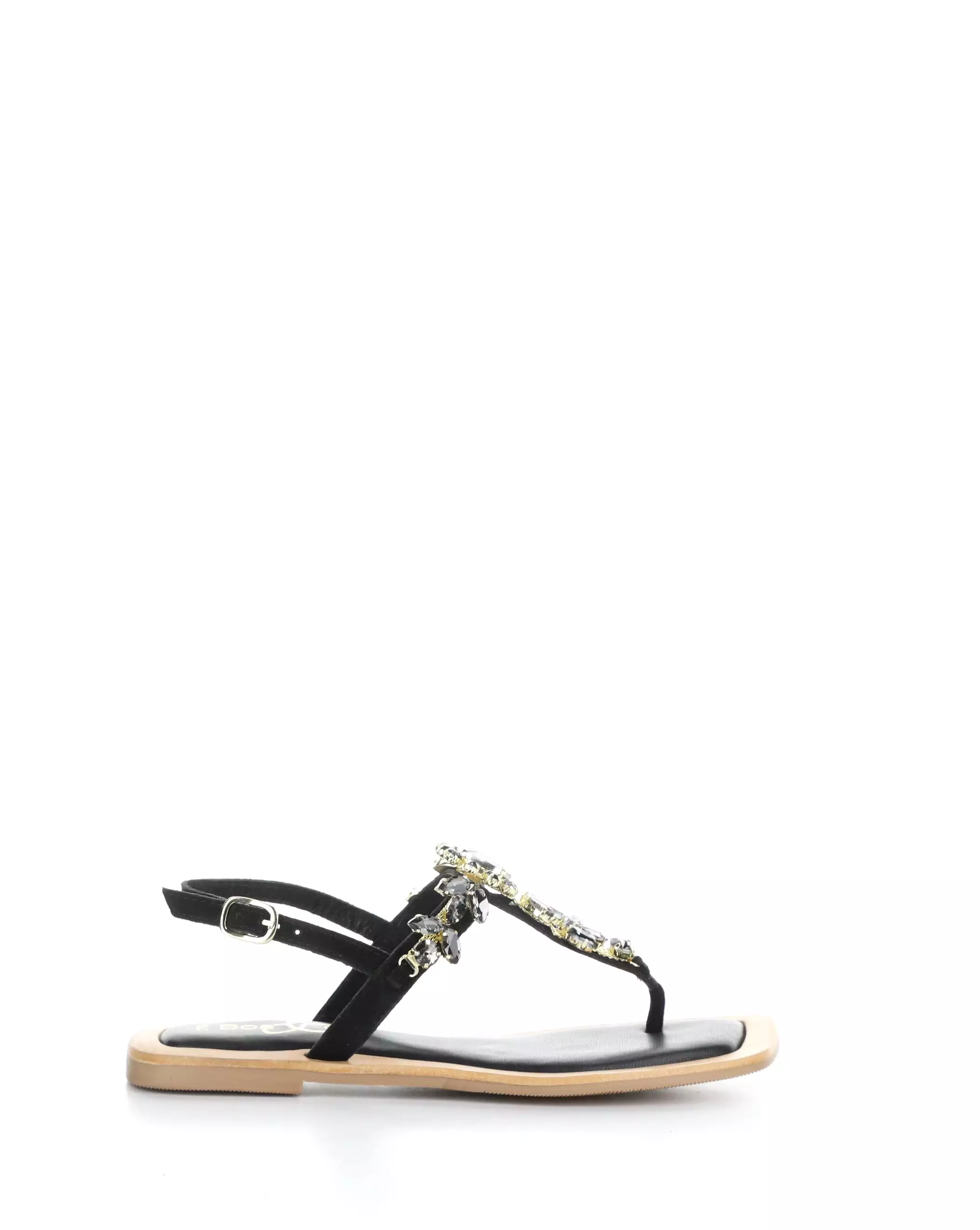 OTU BLACK/SMOKE Buckle Sandals