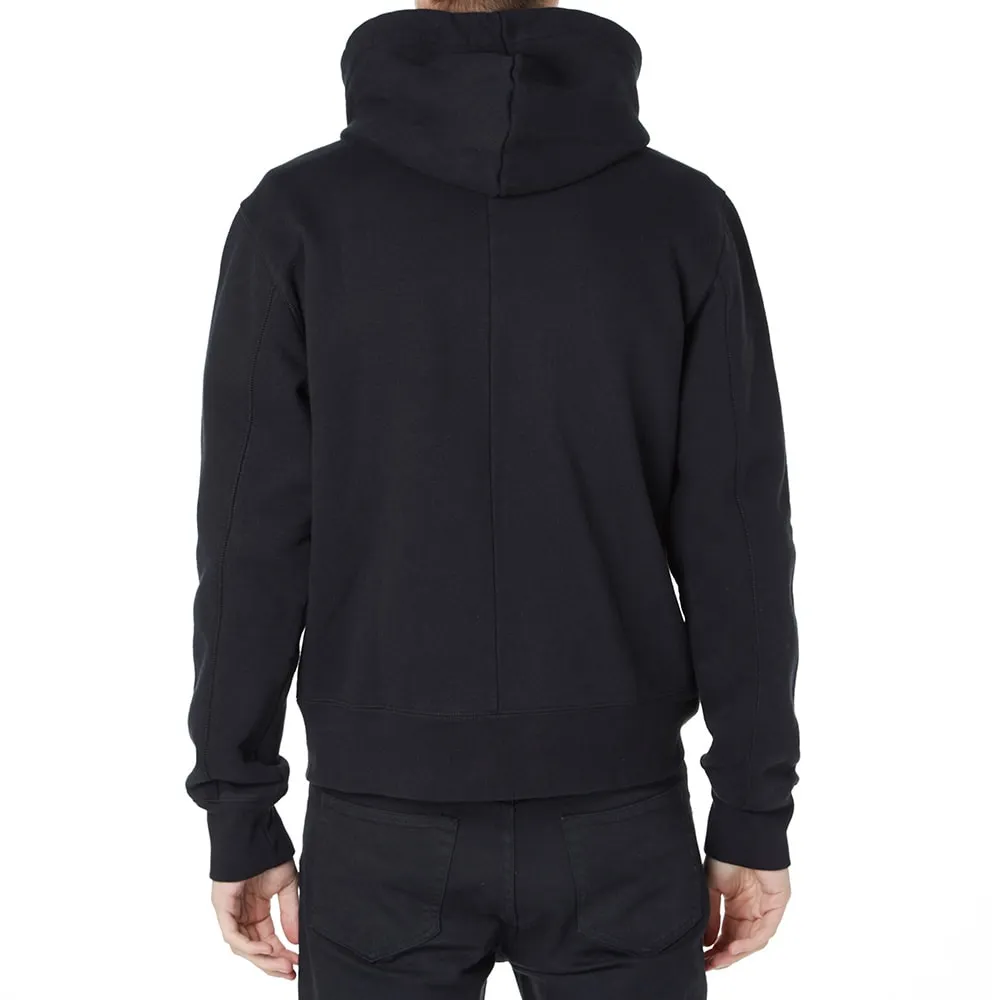 Our Legacy Full Zip HoodyBlack Heavy Brushed Sweat