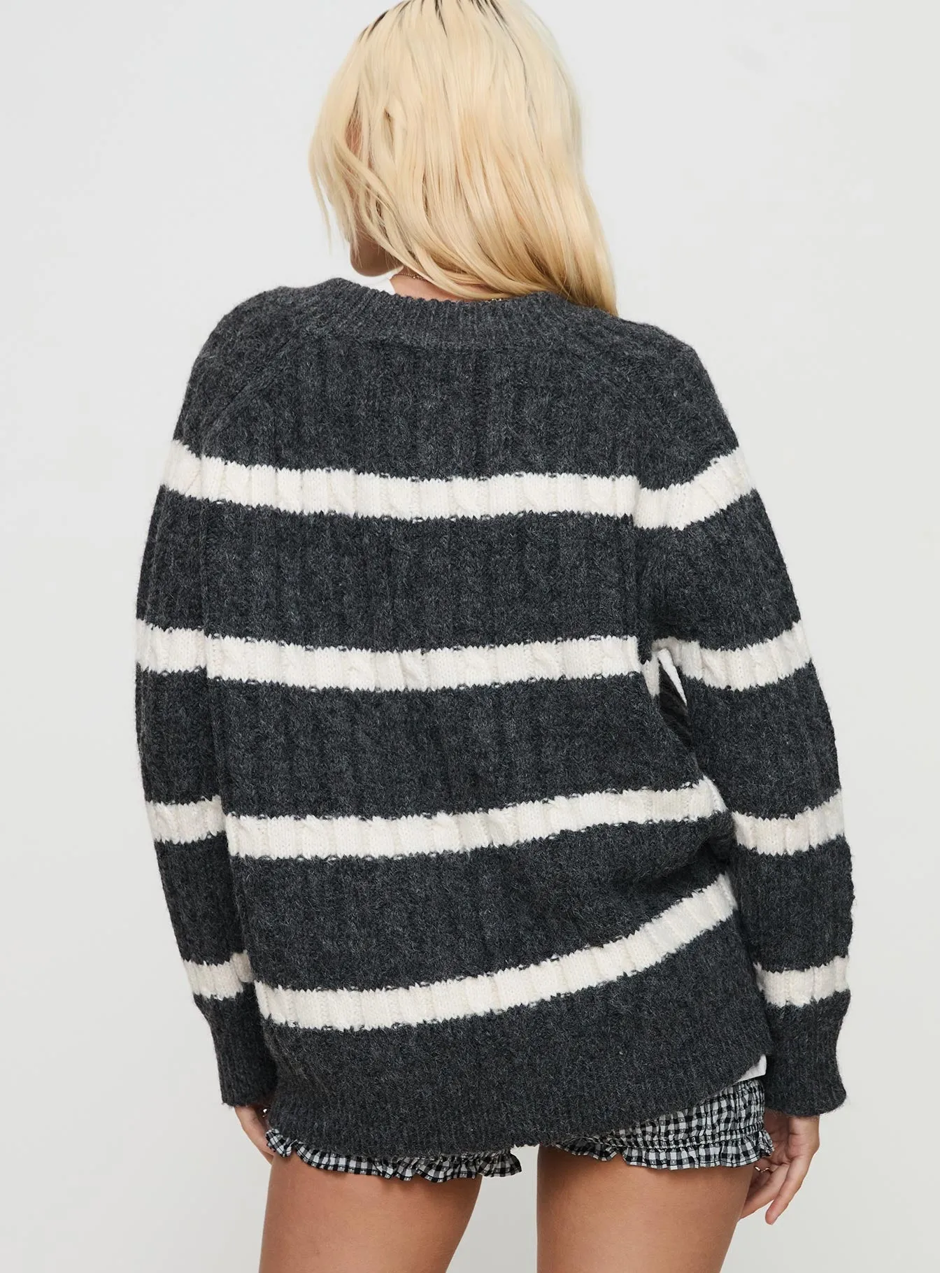 Percivill Knit Sweater Grey / Cream