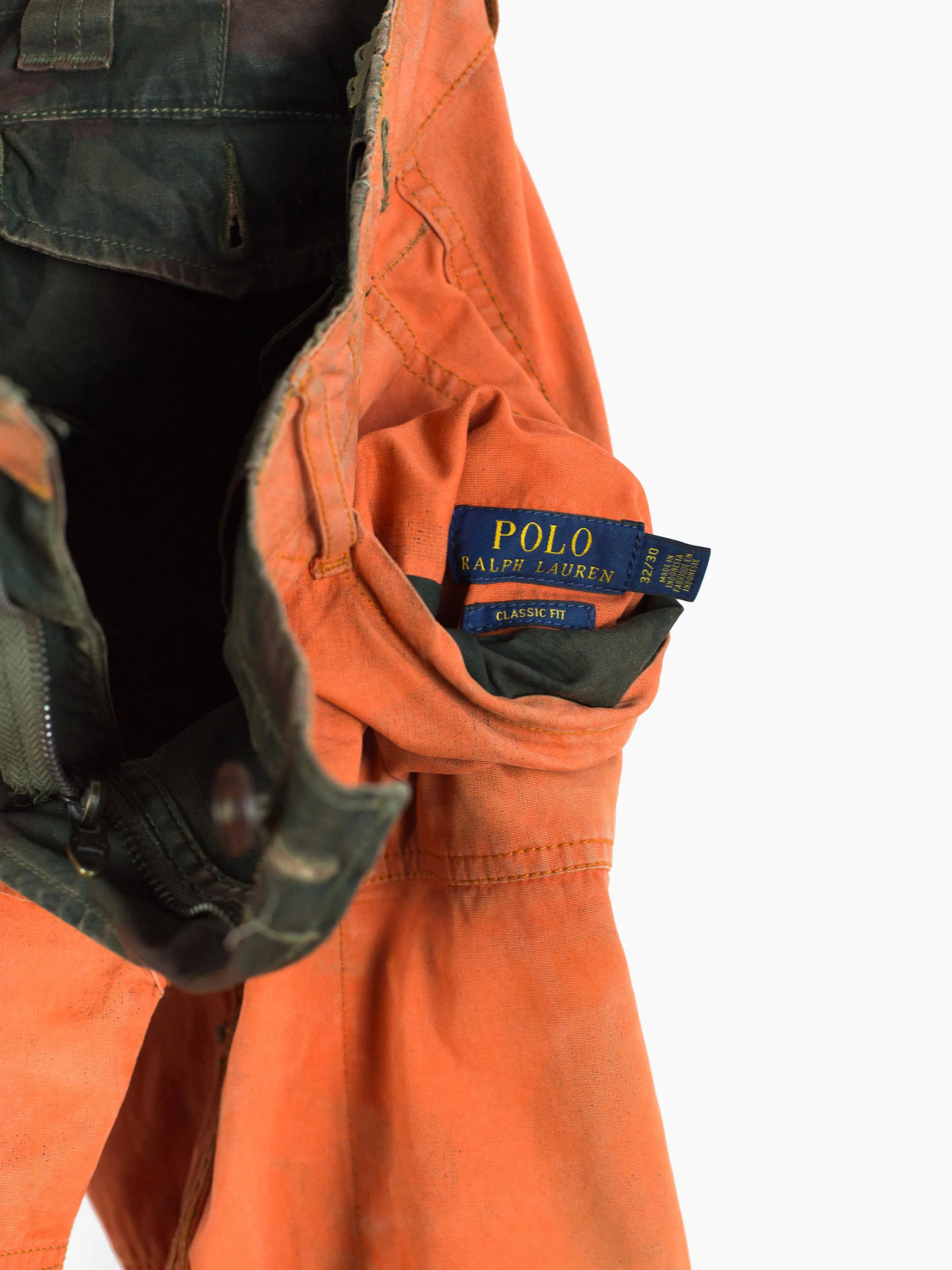 Polo Ralph Lauren 00s Reversible Orange/Camo Cargos