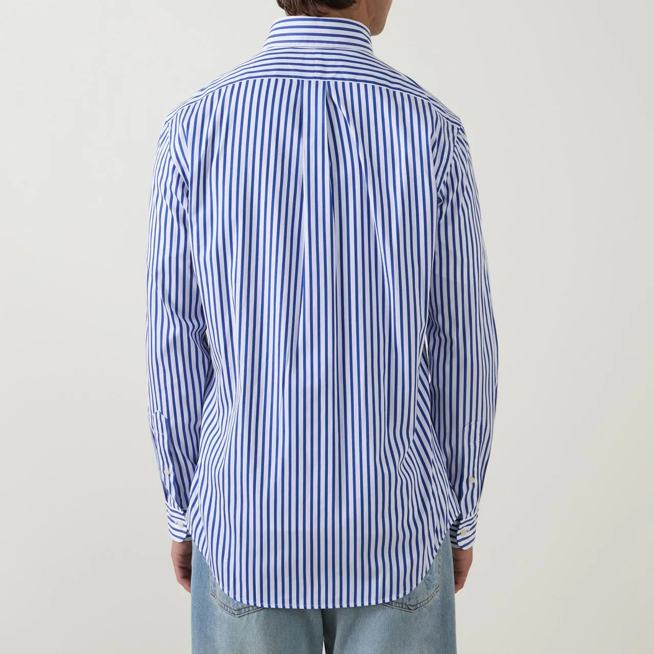 POLO RALPH LAUREN Classic Striped Shirt - Blue