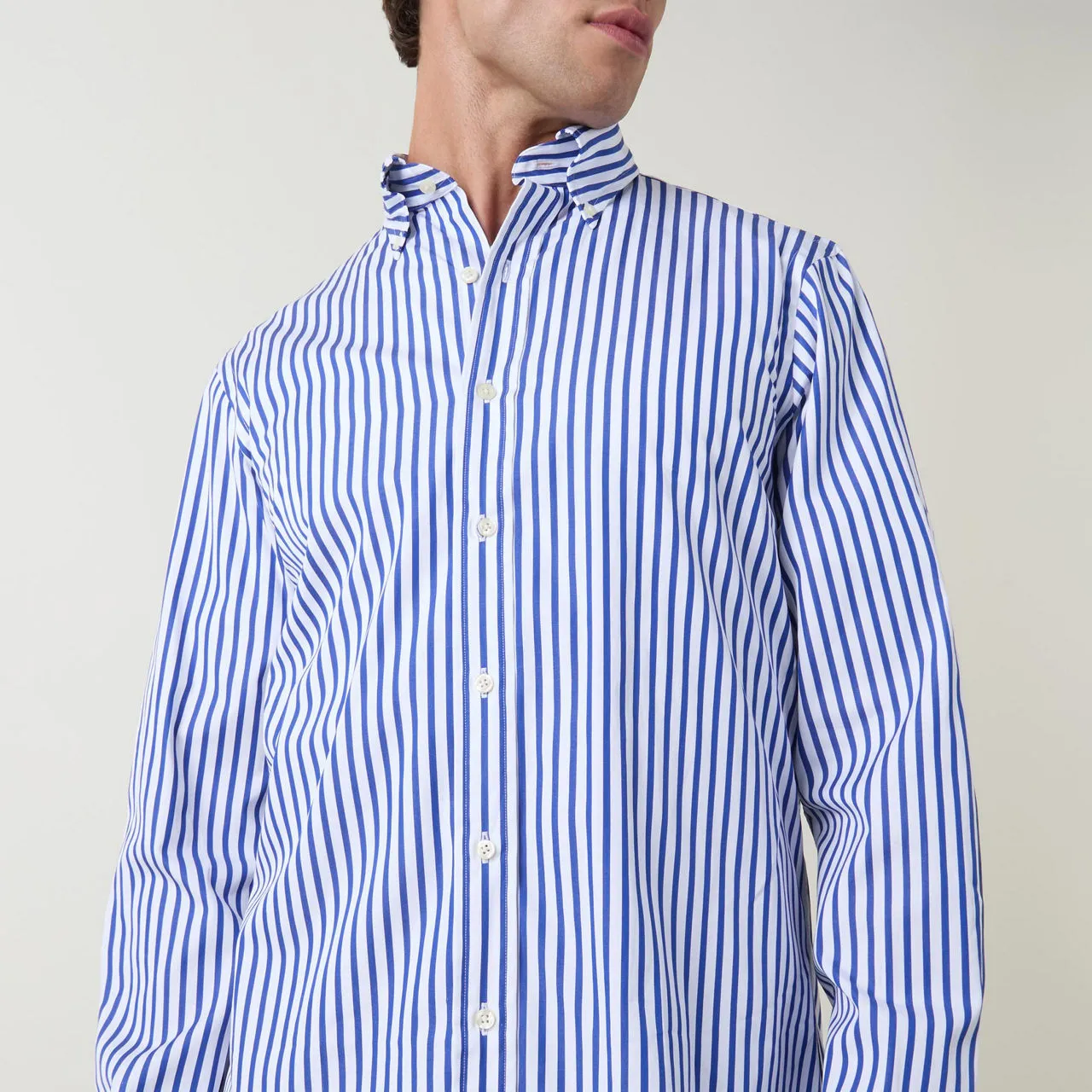 POLO RALPH LAUREN Classic Striped Shirt - Blue