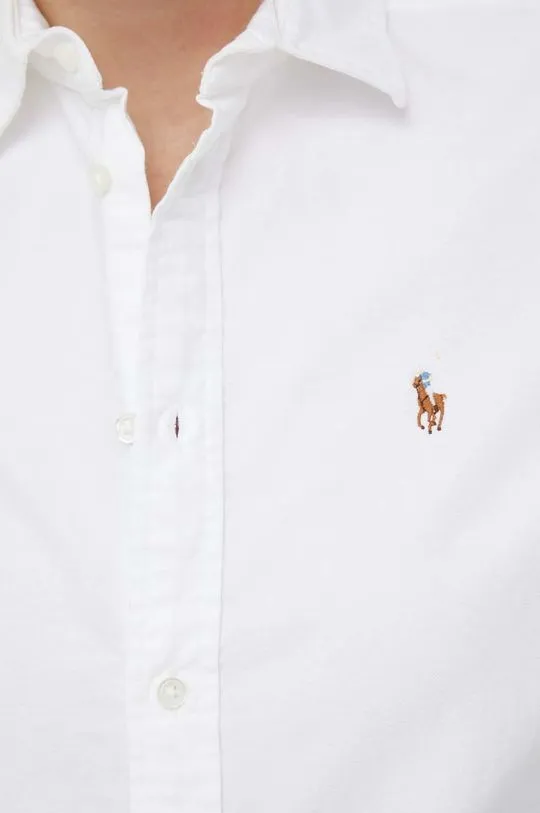 Polo Ralph Lauren cotton shirt women's white color