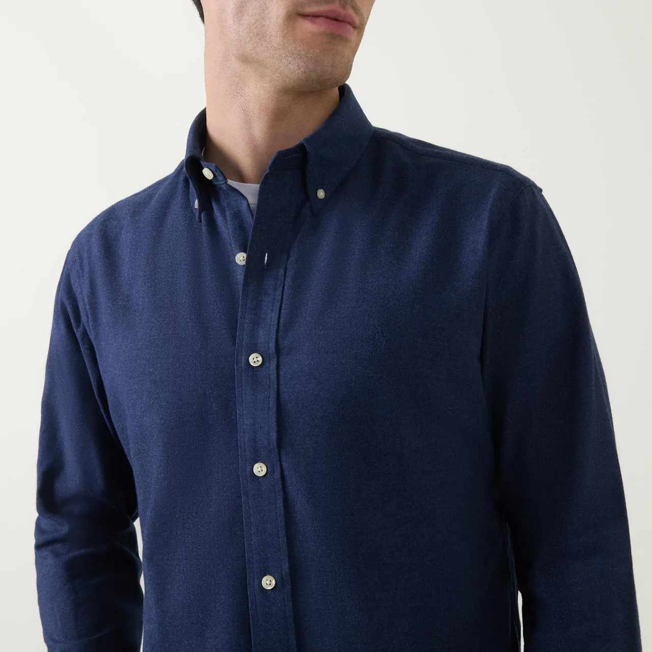 POLO RALPH LAUREN Soroan Brushed Button-Down Shirt - Navy