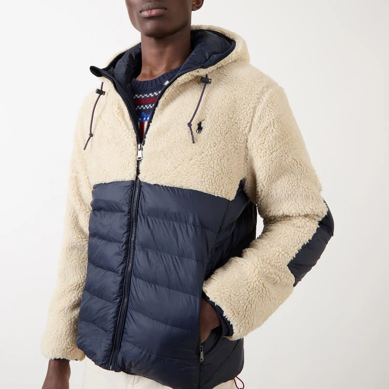 POLO RALPH LAUREN Terra Hybrid Hooded Jacket - Navy