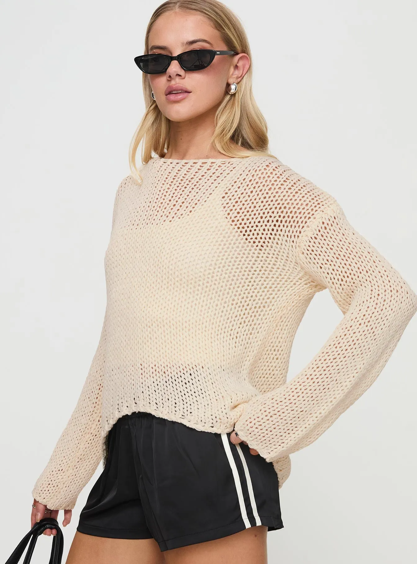 Protea Knit Sweater Beige