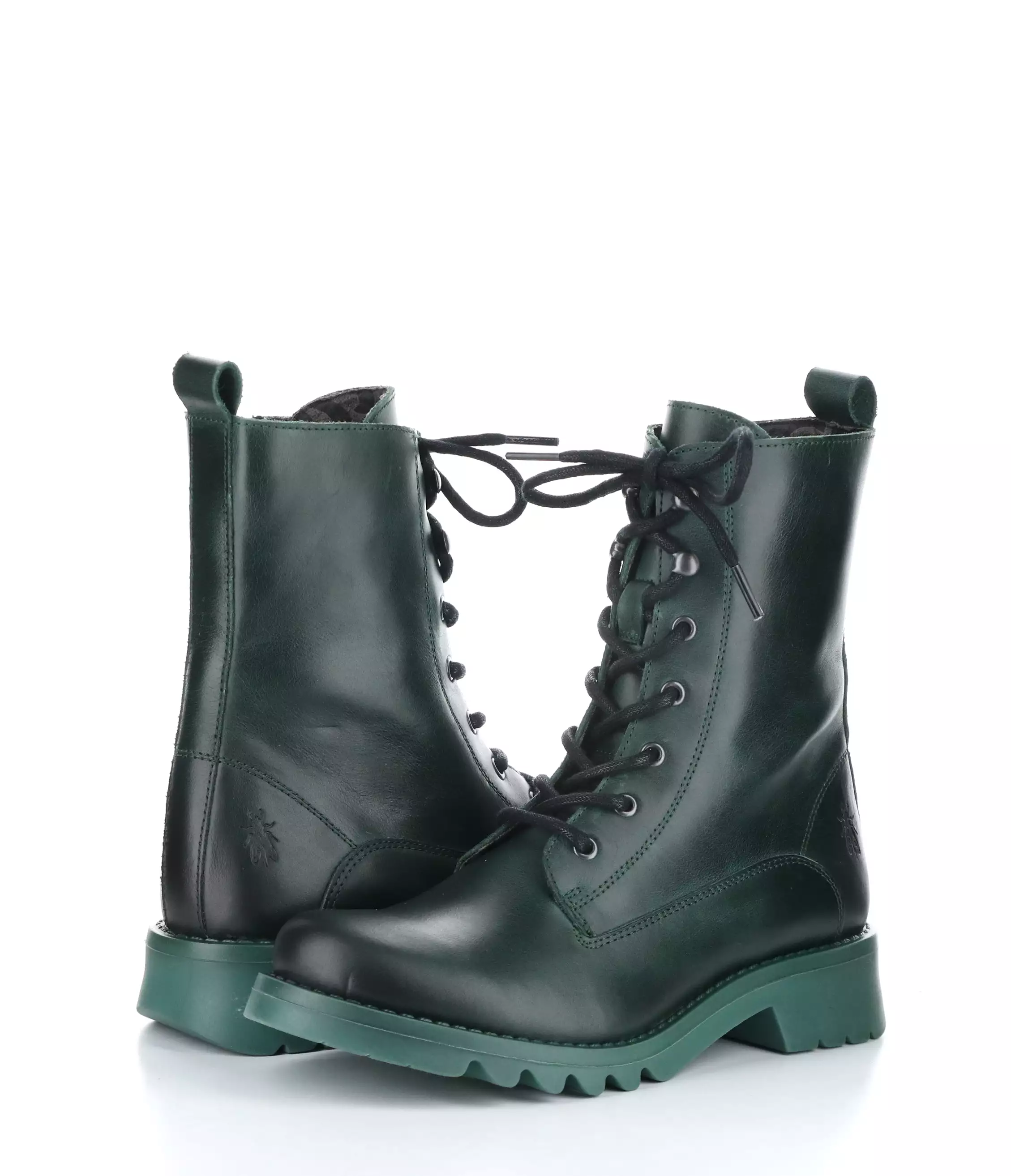 REID893FLY 002 PETROL Lace-up Boots