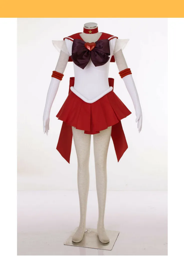 Sailormoon Super S Sailor Mars Rei Hino Cosplay Costume