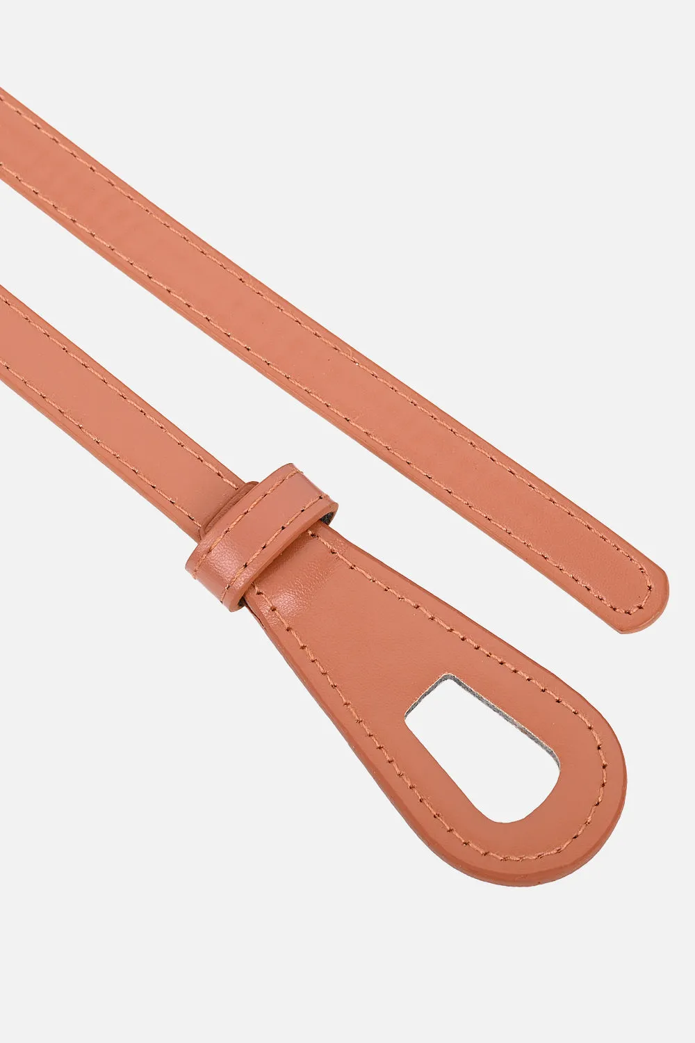 Self Tied Thin Belt