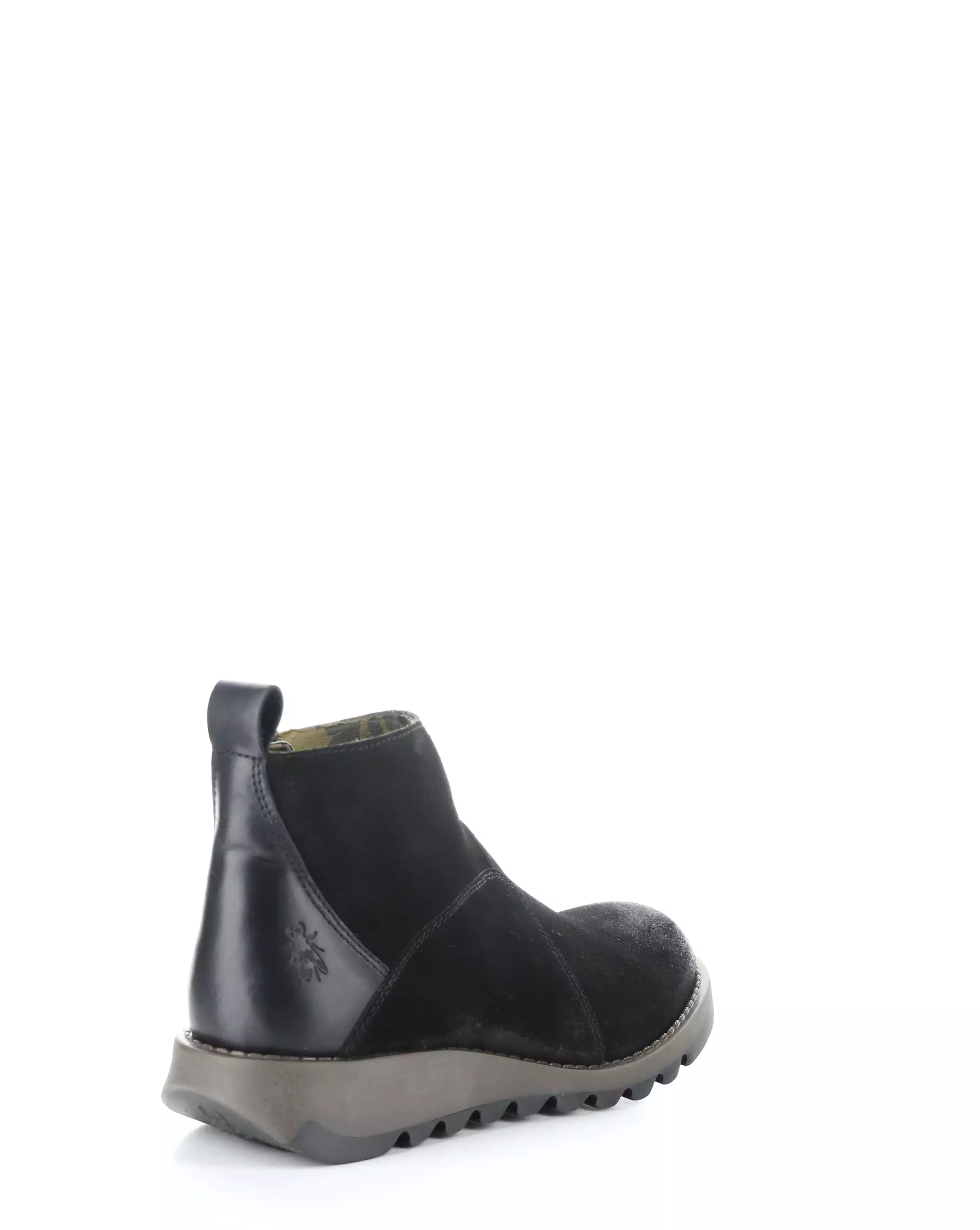 SELY918FLY 004 BLACK Round Toe Boots