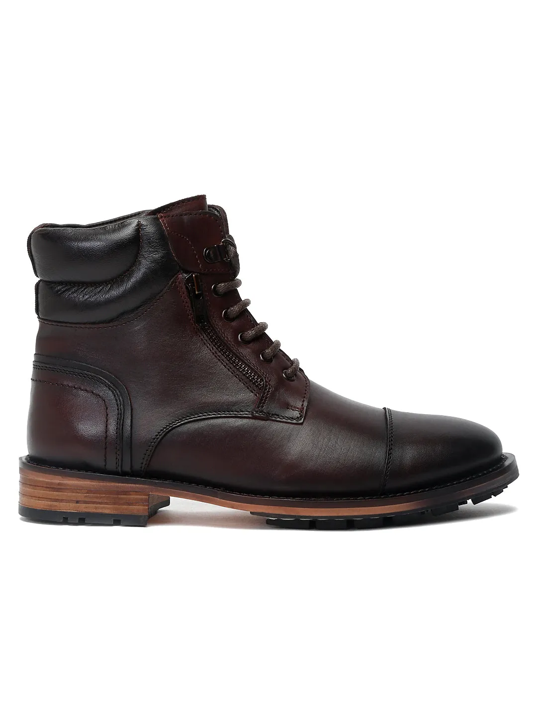 Teakwood Leather Men Lace-up Regular Boot